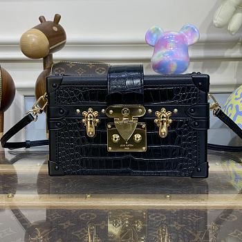 Louis Vuitton N92049 Petite Malle Black 20 x 12.5 x 5 cm