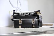 Dior Small Diorcamp Bag Black And White Smooth Calfskin Size 23 x 15 x 8 cm - 4