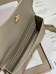 Dior CD Signature Mini Bag Beige Calfskin with Embossed CD Signature Size 21 x 11 x 5 cm - 3