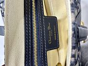 Dior Saddle Bag With Strap Blue Dior Oblique Jacquard Size 25.5 x 20 x 6.5 cm - 5