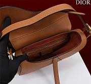 Dior Saddle Bag With Strap Golden Saddle Grained Calfskin Size 25.5 x 20 x 6.5 cm - 4