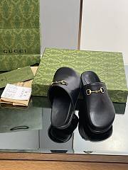 Gucci Women's Horsebit Slipper 749752 Black Leather - 2