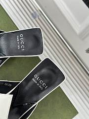 Gucci Women's Thong Sandal With Horsebit 764197 White - 5
