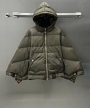 Louis Vuitton Padded Puffer Cape Khaki - 1