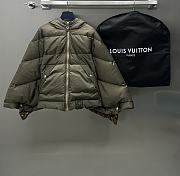 Louis Vuitton Padded Puffer Cape Khaki - 3