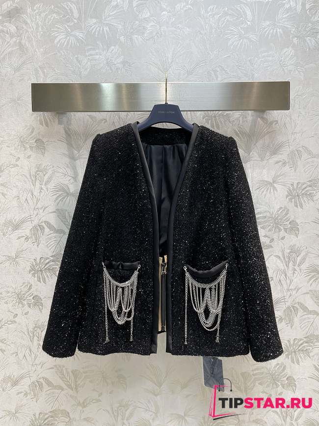 Louis Vuitton Scuba Trim Tweed Jacket - 1