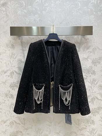 Louis Vuitton Scuba Trim Tweed Jacket