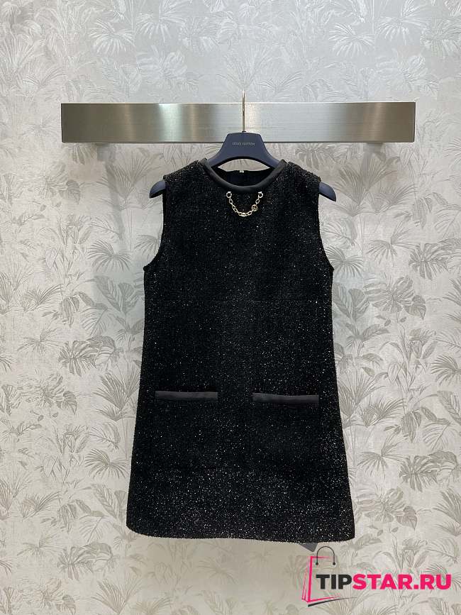 Louis Vuitton Tweed Pocket Dress - 1