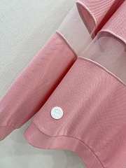 Louis Vuitton Tulle Insert Knit Pullover Pink - 5
