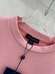 Louis Vuitton Tulle Insert Knit Pullover Pink - 3