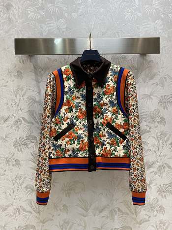 Louis Vuitton Reversible Mixed Floral Bomber Jacket
