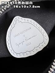 Louis Vuitton M81910 LV x YK Nano Speedy Black&White Size 16 x 10 x 7.5 cm - 3
