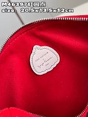 Louis Vuitton M46411 LV x YK Speedy Bandoulière 20 Red&White Size 20.5 x 13.5 x 12 cm - 4