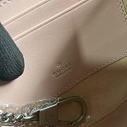 Gucci GG Marmont Matelassé Chain Mini Bag 746431 Light Pink Size 20x14.5x4 cm - 4