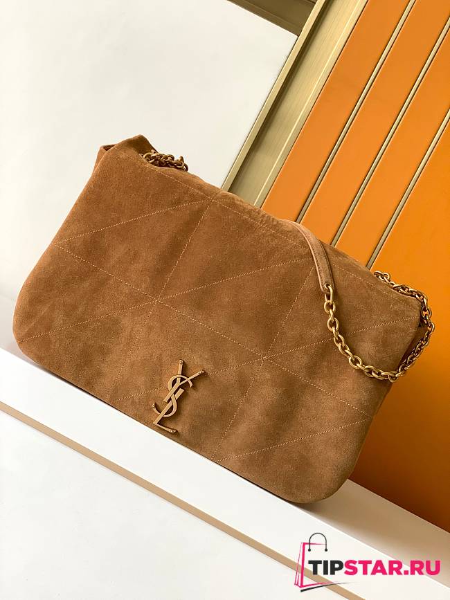 YSL Jamie 4.3 In Suede Brown Caramel Size 43 X 29 X 9 CM - 1