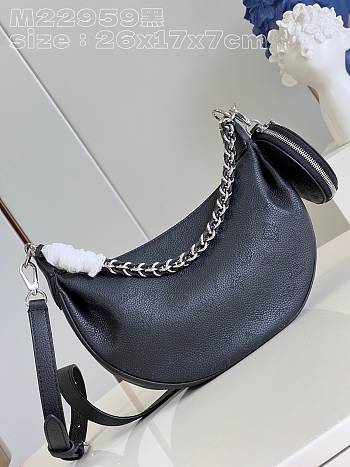 Louis Vuitton M22819 Baia PM Bag Black Size 26 x 17 x 7.5 cm
