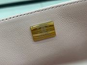 Chanel Mini Flap Bag Light Pink Grained Calfskin Gold Hardware Size 20cm - 5