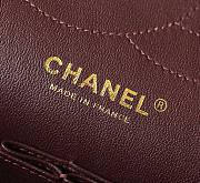 Chanel Classic Flap Bag Jumbo Black Lambskin Gold Hardware Size 19.5x30x10cm - 5