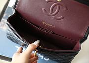 Chanel Classic Flap Bag Black Lambskin Gold Hardware Medium Size 25.5x15.5x6 cm - 4