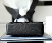 Chanel Classic Flap Bag Black Lambskin Silver Hardware Small Size 14.5x23x6 cm - 4