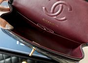 Chanel Classic Flap Bag Black Lambskin Gold Hardware Small Size 14.5x23x6 cm - 5