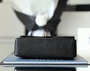 Chanel Classic Flap Bag Black Lambskin Gold Hardware Small Size 14.5x23x6 cm - 4