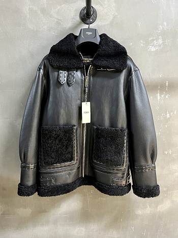 Fendi Black Shearling Jacket