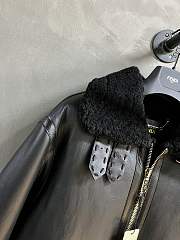 Fendi Black Shearling Jacket - 4