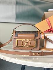 Louis Vuitton M46537 Dauphine Mini Lock XL Bag Monogram Size 20 x 15 x 9 cm - 1