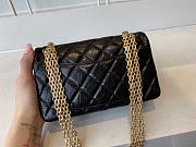 Chanel Mini 2.55 Handbag AS0874 Aged Calfskin Black Size 15.5 × 20 × 6 cm - 5