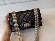Chanel Mini 2.55 Handbag AS0874 Aged Calfskin Black Size 15.5 × 20 × 6 cm - 3