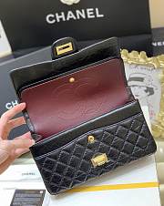 Chanel Large 2.55 Handbag A37587 Aged Calfskin Black Size 19.5 × 28 × 7.5 cm - 2