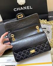 Chanel Large 2.55 Handbag A37587 Aged Calfskin Black Size 19.5 × 28 × 7.5 cm - 3
