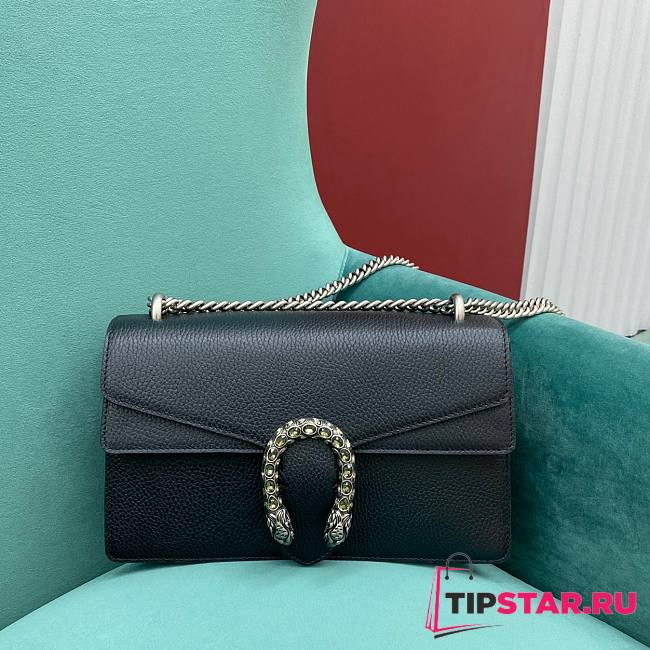 Gucci Dionysus Small Shoulder Bag Black 400249 Size 28x17x9 cm - 1