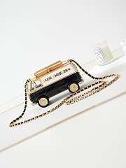 Chanel Mini Van Minaudiere Black/White/Gold AS4590 Size 9.4 × 16 × 8.7 cm - 1