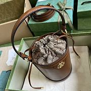 Gucci Ophidia Mini Bucket Bag 760201 Brown Size 11.5x23x8 cm - 4