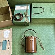 Gucci Ophidia Mini Bucket Bag 760201 Brown Size 11.5x23x8 cm - 3