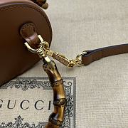Gucci Mini Bamboo Shoulder Bag 760200 Brown Size 15.5x13.5x4 cm - 5