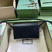 Gucci Horsebit 1955 Mini Bag 699296 Black Leather Size 18x12x5 cm - 4