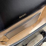 Gucci Horsebit 1955 Small Shoulder Bag 726226 Black Size 20.5*14.5*5cm - 3