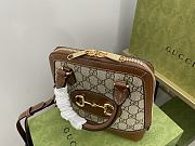 Gucci Horsebit 1955 Mini Top Handle Bag 640716 Size 20x19.5x7.5cm - 3