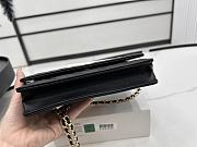 Chanel Classic Wallet On Chain AP0250 Black Lambskin Size 12.3 × 19.2 × 3.5 cm - 4