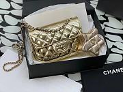 Chanel Mini Flap Bag & Star Coin Purse AS4646 Light Gold Size 12.5 × 19 × 5 cm - 1