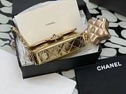 Chanel Mini Flap Bag & Star Coin Purse AS4646 Light Gold Size 12.5 × 19 × 5 cm - 4