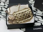 Chanel Mini Flap Bag & Star Coin Purse AS4646 Light Gold Size 12.5 × 19 × 5 cm - 3