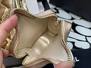 Chanel Mini Flap Bag & Star Coin Purse AS4646 Light Gold Size 12.5 × 19 × 5 cm - 2