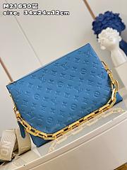 Louis Vuitton M21650 Coussin MM Bag Blue Size 34 x 24 x 12 cm - 3