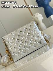 Louis Vuitton M21769 Coussin PM Bag Silver Size 26 x 20 x 12 cm - 4
