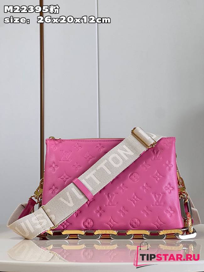 Louis Vuitton M22395 Coussin PM Bag Bonbon Pink Size 26 x 20 x 12 cm - 1