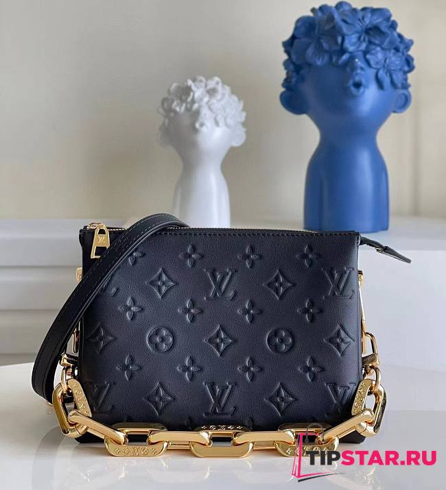 Louis Vuitton M21259 Coussin BB Bag Black Size 21 x 16 x 7 cm - 1